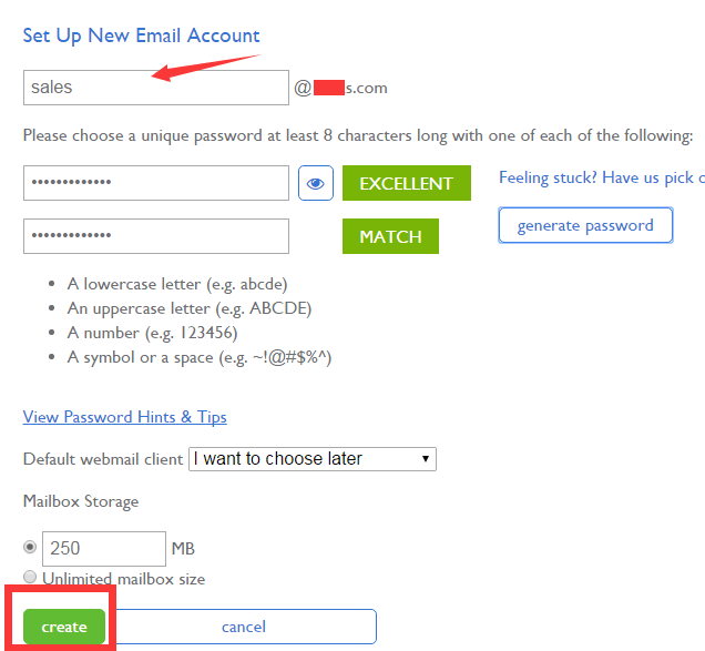 contact form 7 Bluehost add email 1